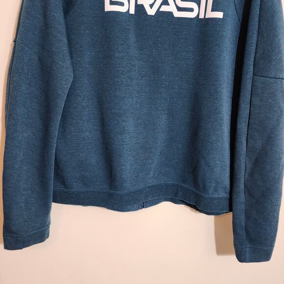 Nike Olympic sportswear teal tech fleece Brasil full zip front woman size Large - Picture 8 of 14